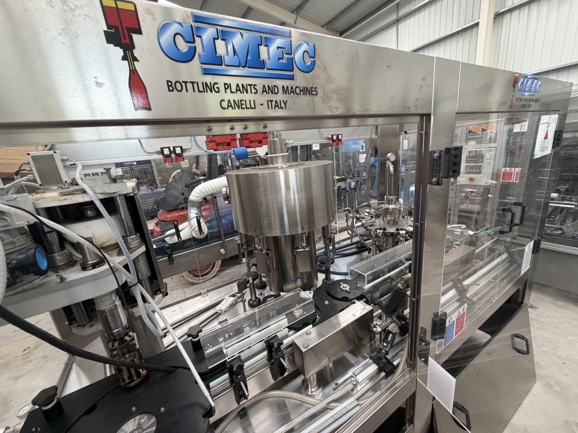Filler Block - Rinser 9, Filler 8, Capper 1, Head